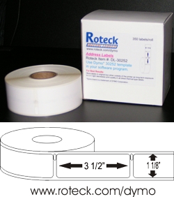 dymo lv-30269 clear shipping labels