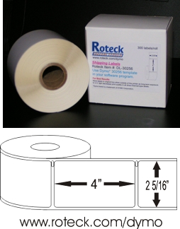 dymo lv-30269 clear shipping labels