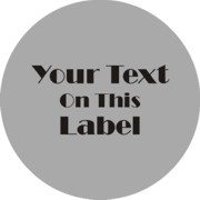 2.5" Circle Label